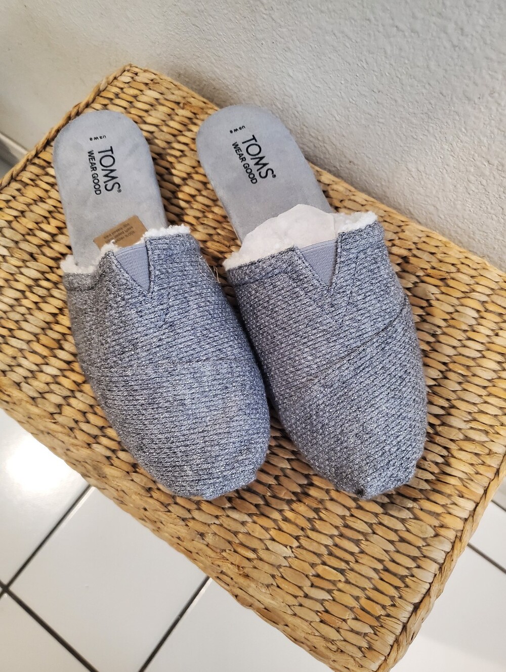 Gray Toms Size 8